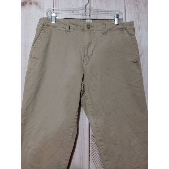 Gap Pants Men's 34 30 Tan Khakis Straight - Picture 3 of 8